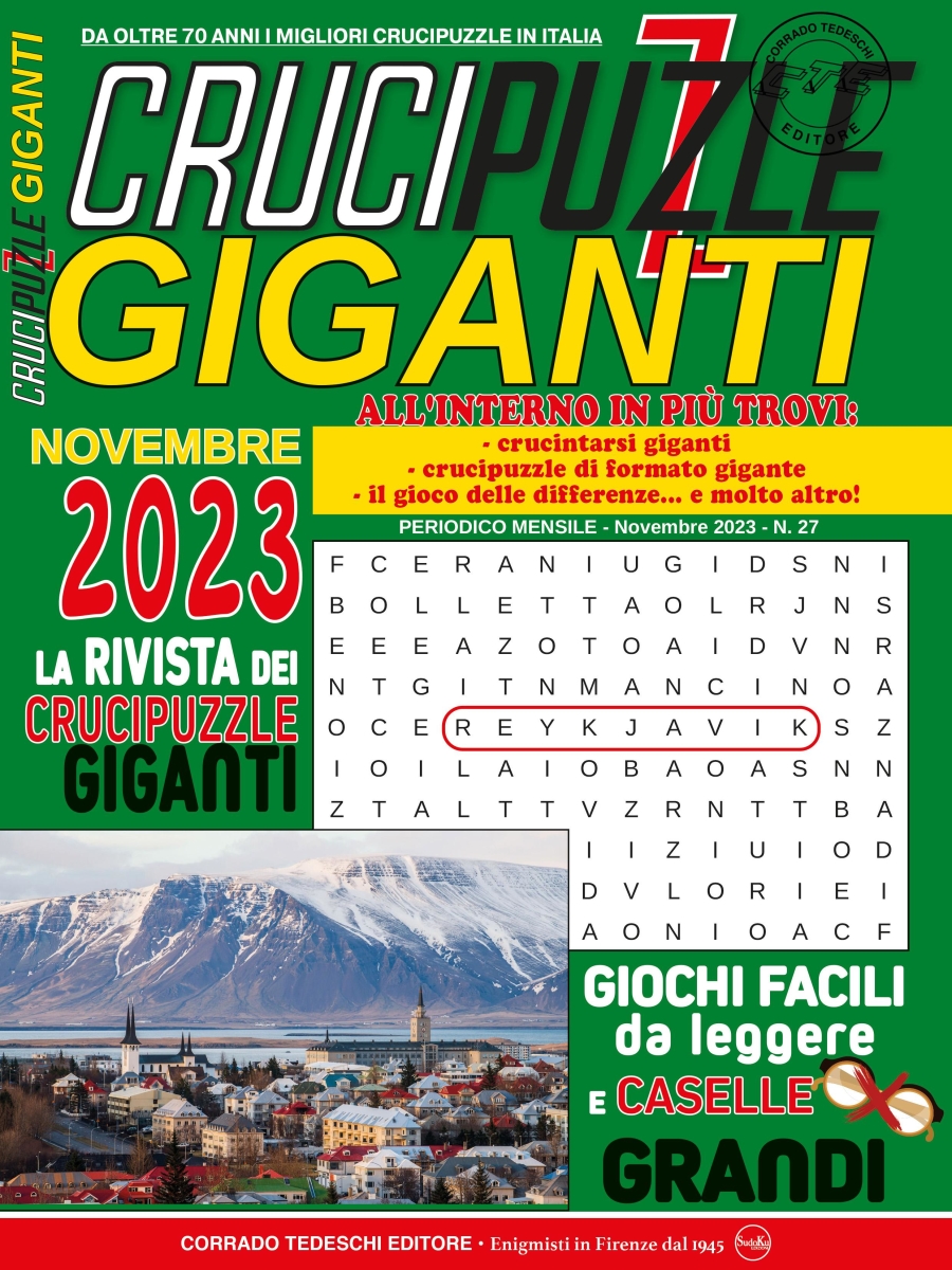 Crucipuzzle Giganti N 27 SPREA EDITORI