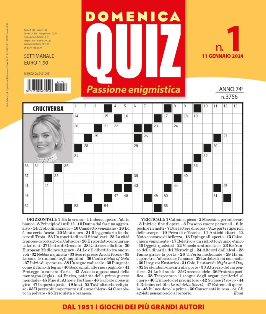 Domenica Quiz N 3756 SPREA EDITORI