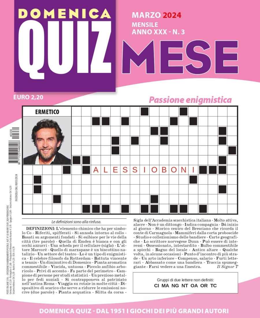 Domenica Quiz Mese N 339 SPREA EDITORI