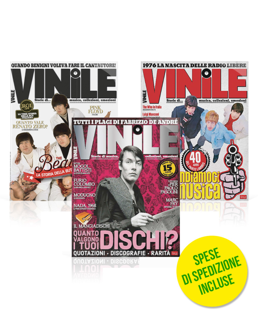 Copertina rivista Vinile n.1 + Vinile n.2 + Vinile n.3
