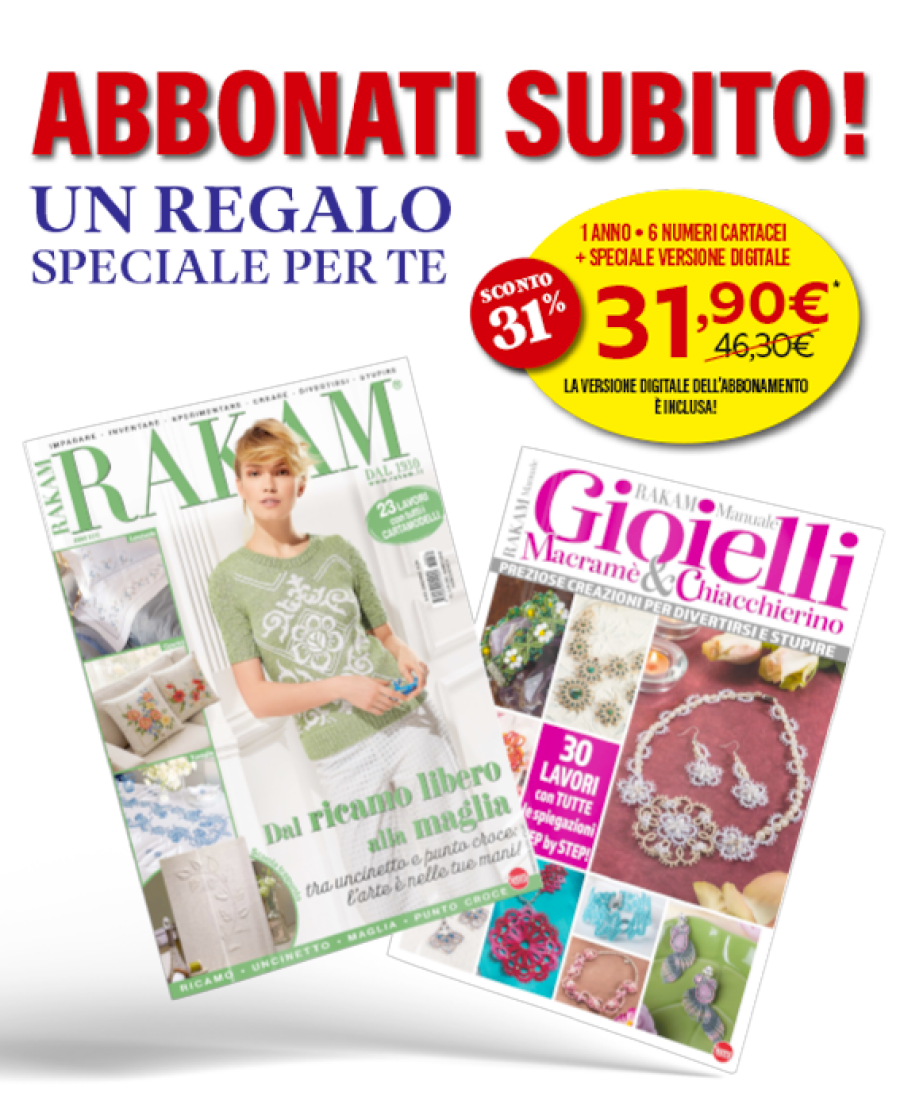 Copertina rivista Abbonamento cartaceo Rakam + Digitale Rakam Manuale 1