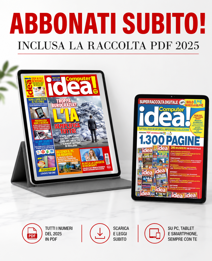 Copertina Abbonamento Digitale Il Mio Computer Idea + Raccolta PDF 2025