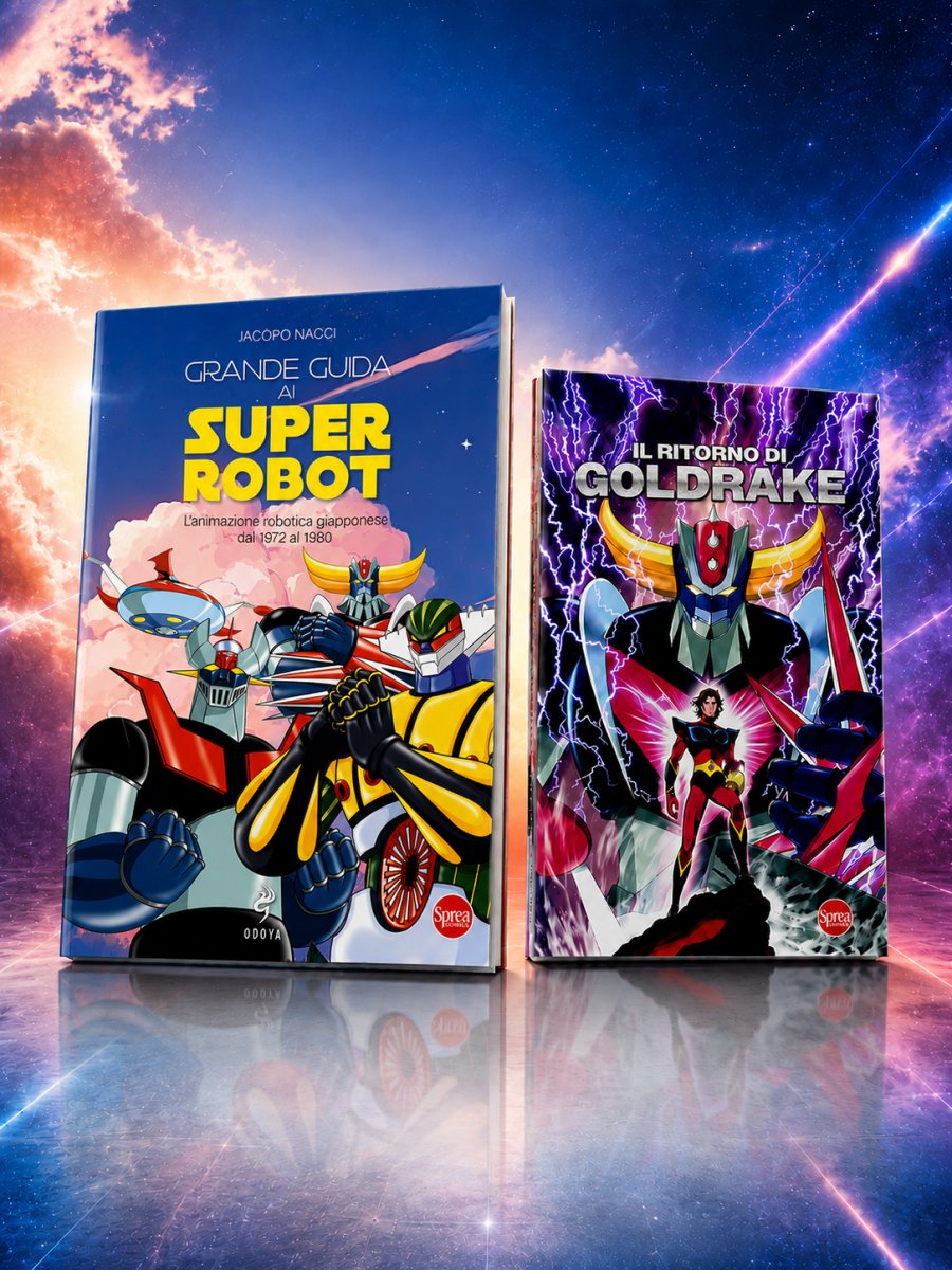 Copertina La Grande Guida ai Super Robot + Anime Cult Goldrake
