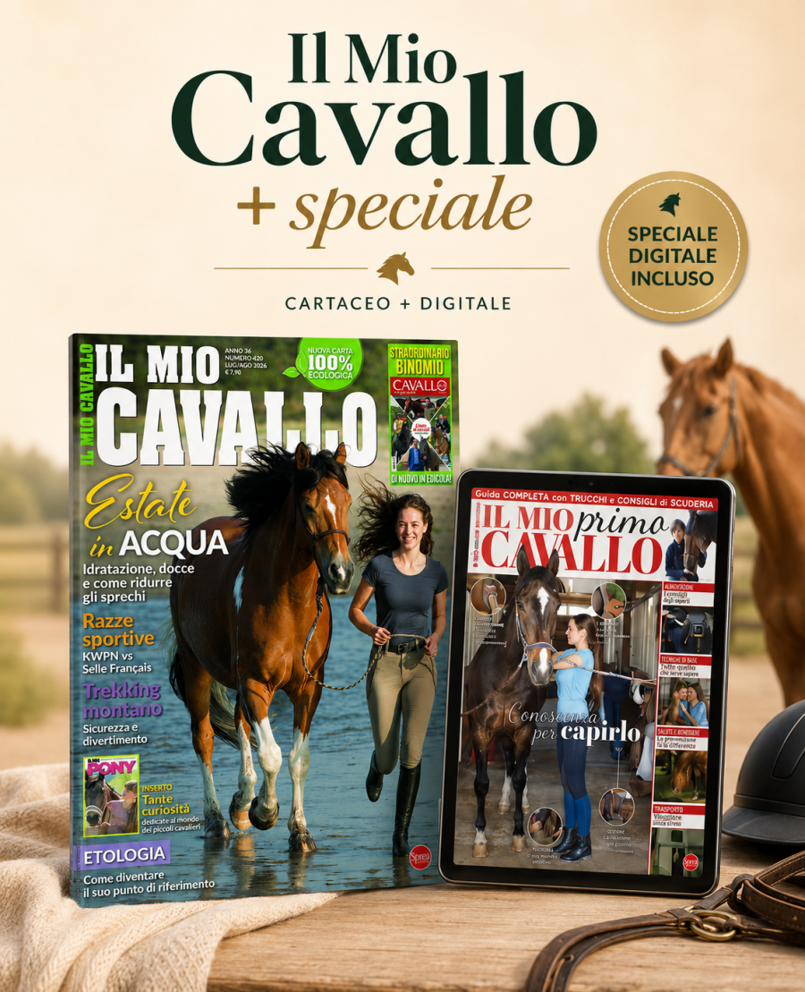 Copertina Abbonamento cartaceo Il Mio Cavallo + speciali in digitale