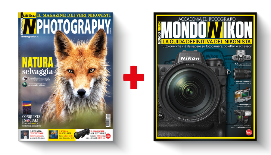 Copertina rivista Nikon Photography e la Guida Mondo Nikon