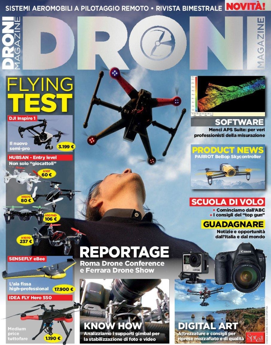 Copertina Droni Magazine n.1