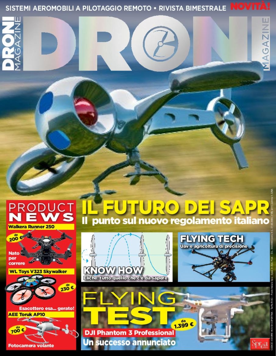 Copertina Droni Magazine n.3