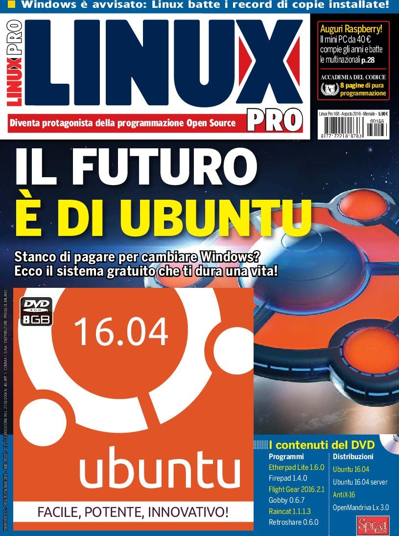 Copertina Linux Pro n.168