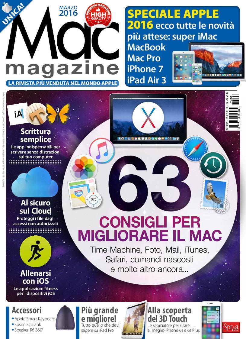 Copertina Mac Magazine n.89