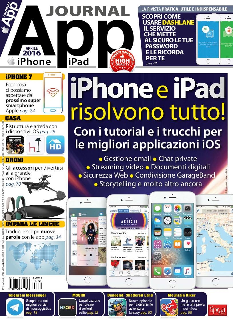 Copertina App Journal n.60