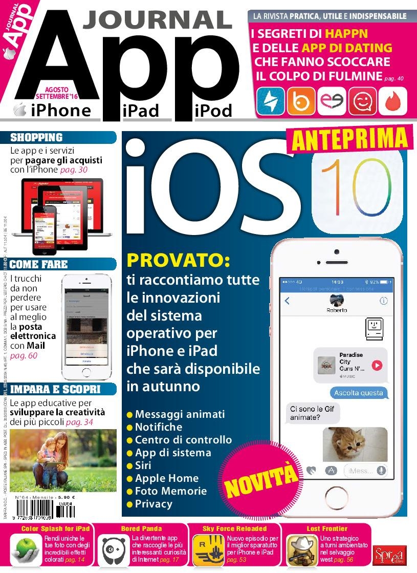 Copertina App Journal n.64