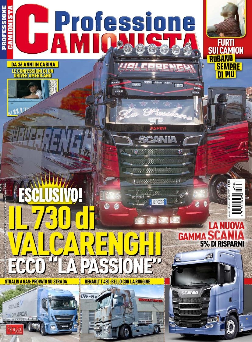 Copertina Professione Camionista n.218
