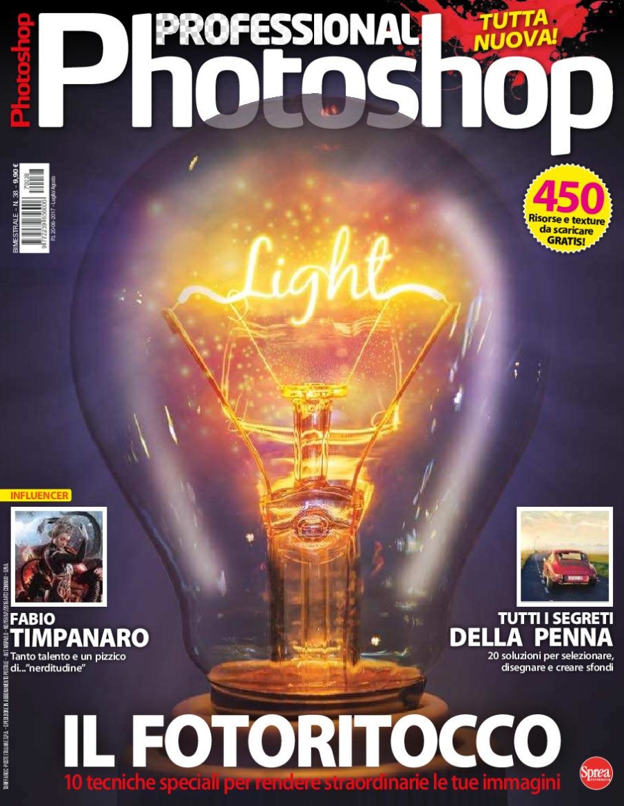Copertina Professional Photoshop n.38