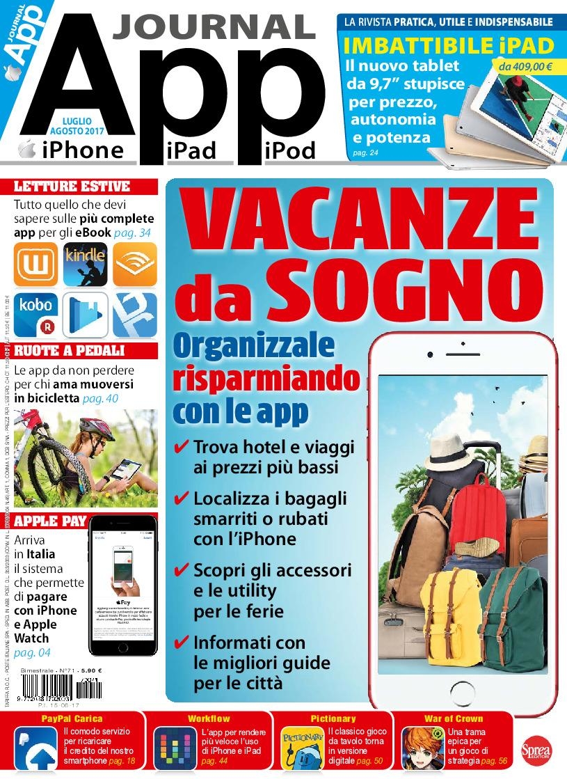 Copertina App Journal n.71