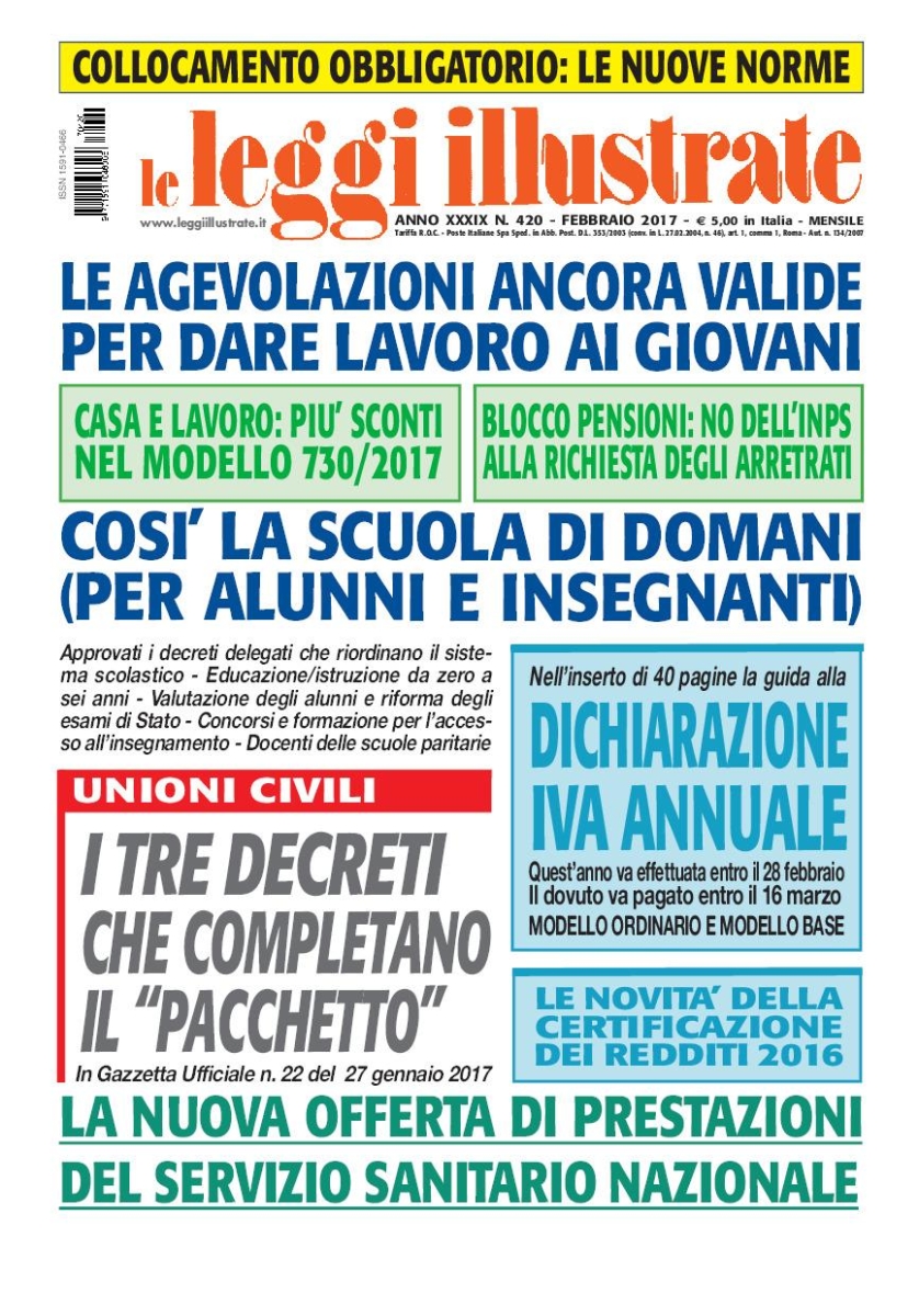 Copertina Leggi Illustrate n.420