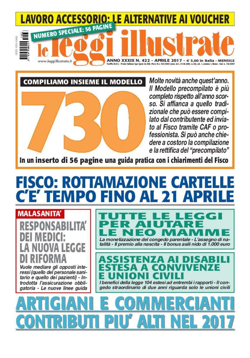 Copertina Leggi Illustrate n.422