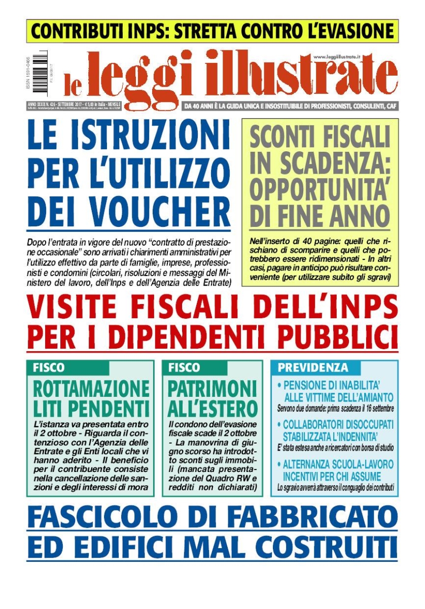 Copertina Leggi Illustrate n.426