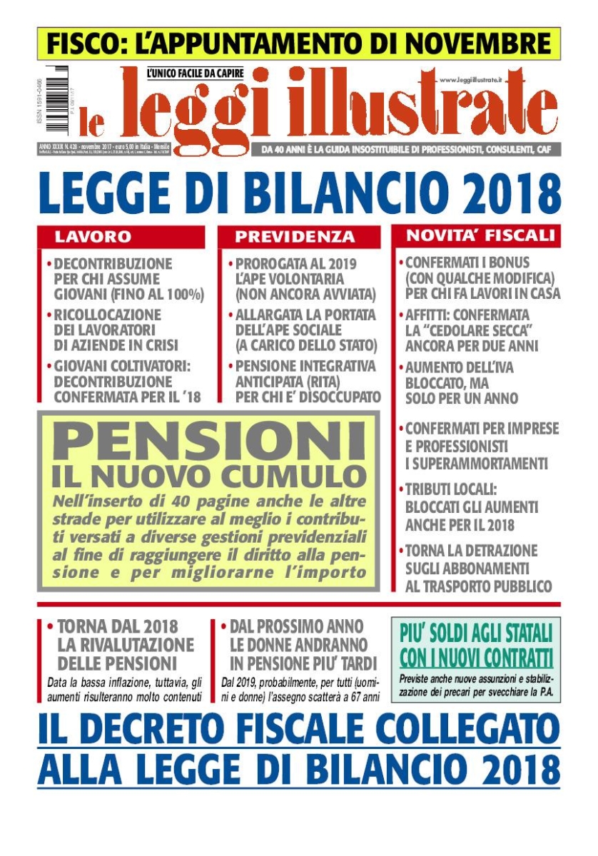 Copertina Leggi Illustrate n.428