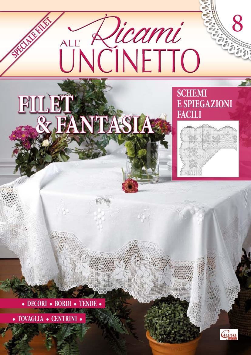 Copertina Ricami all Uncinetto n.8