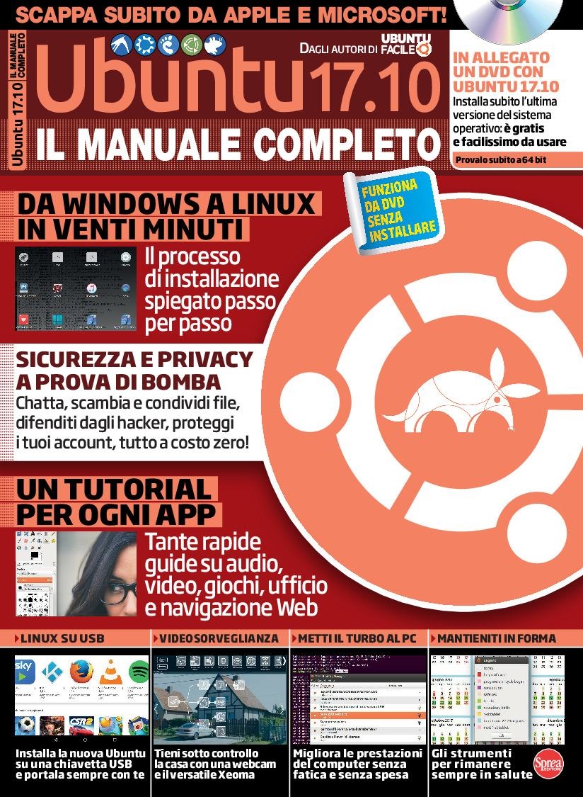 Copertina Ubuntu Facile Manuale + Dvd n.4