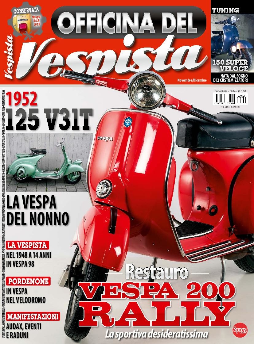 Copertina Officina del Vespista n.34
