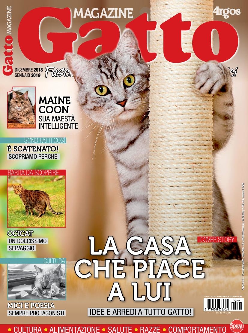 Copertina Gatto Magazine n.120