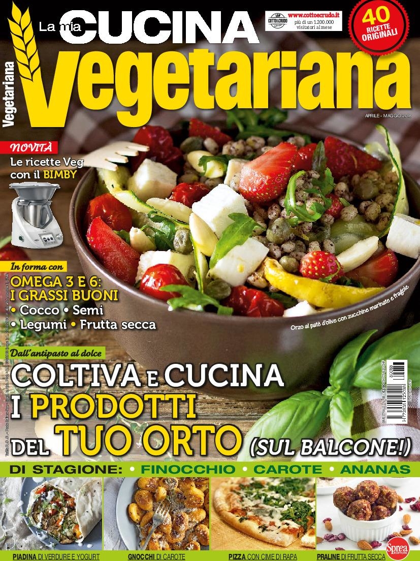 Copertina La Mia Cucina Vegetariana n.88