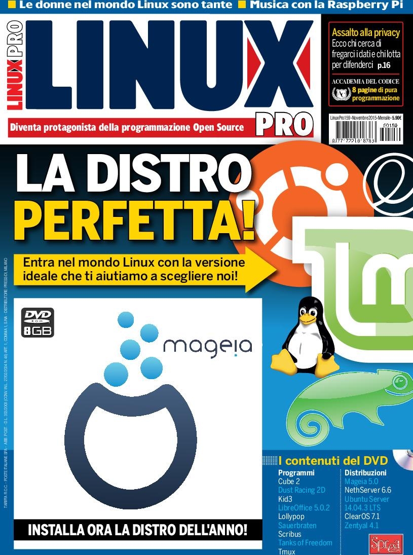Copertina Linux Pro n.159