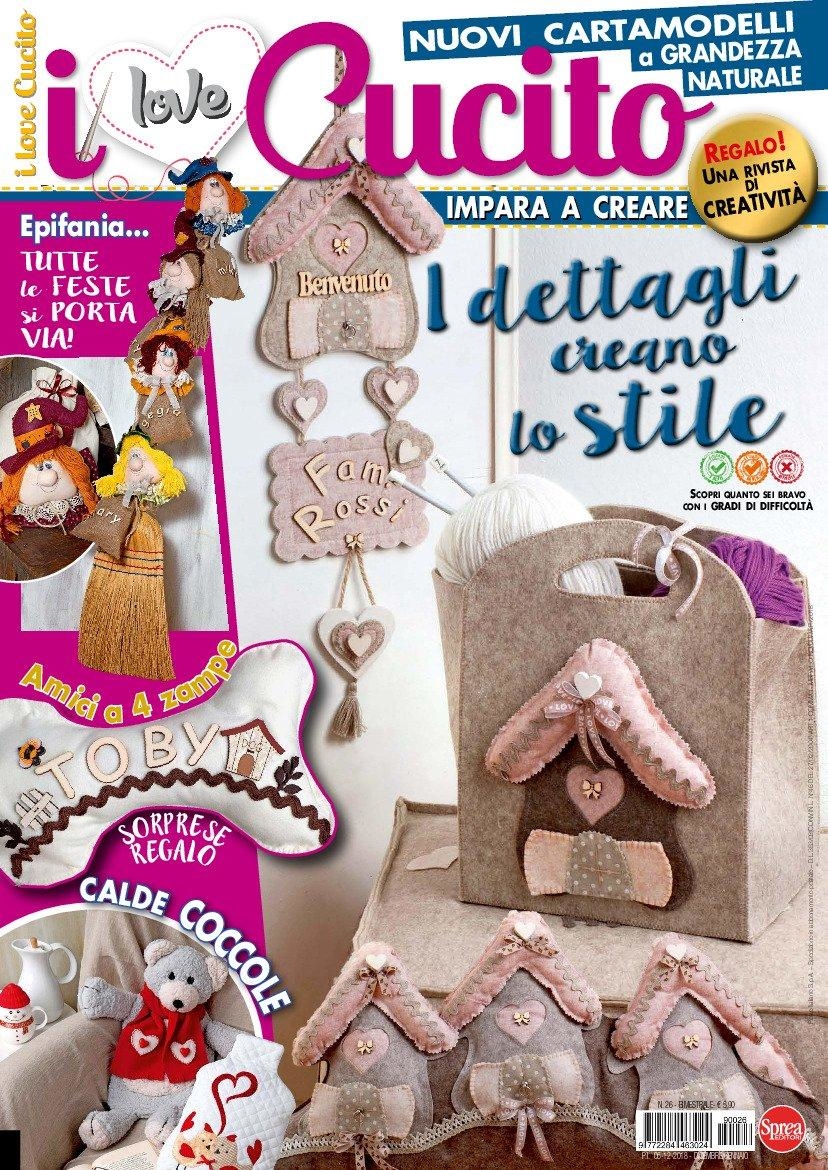 Copertina I Love Cucito n.26