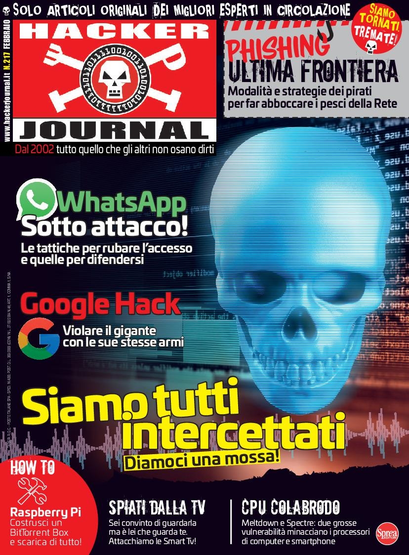 Copertina Hacker Journal n.217