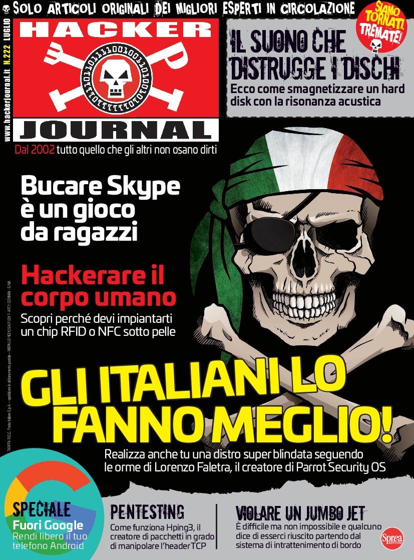 Copertina Hacker Journal n.222