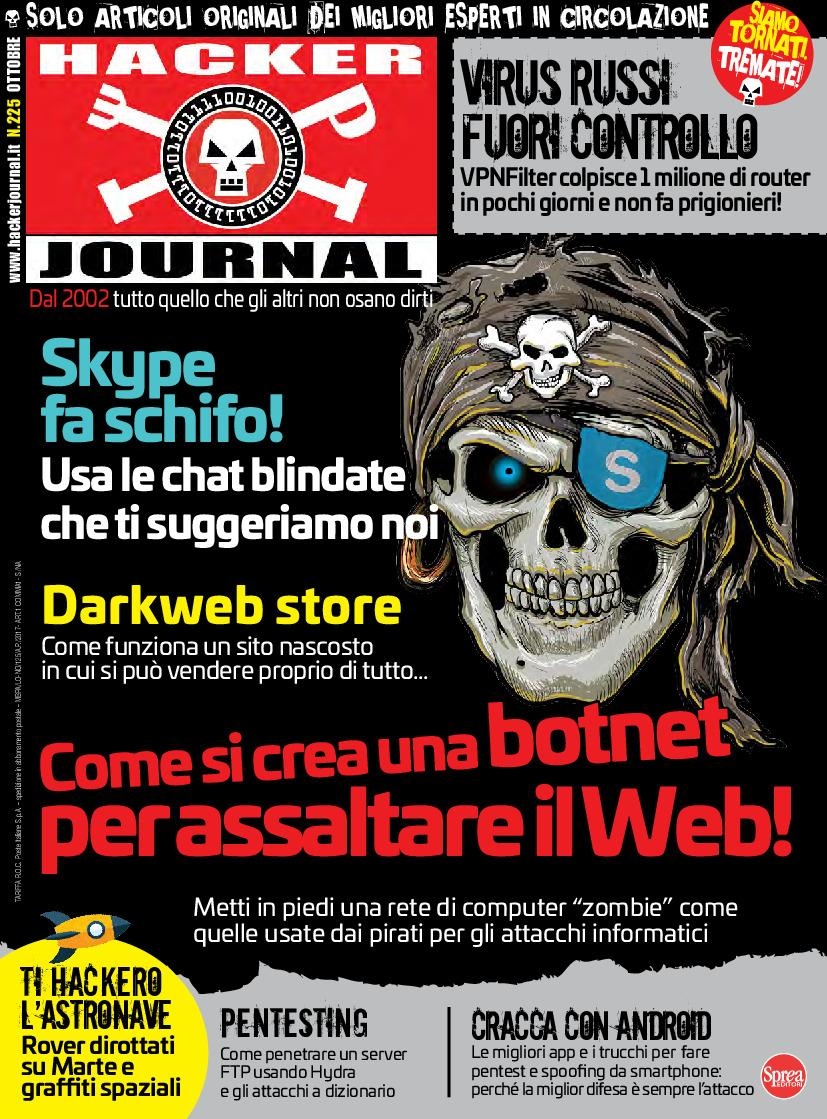 Copertina Hacker Journal n.225