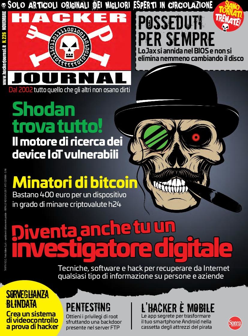 Copertina Hacker Journal n.226