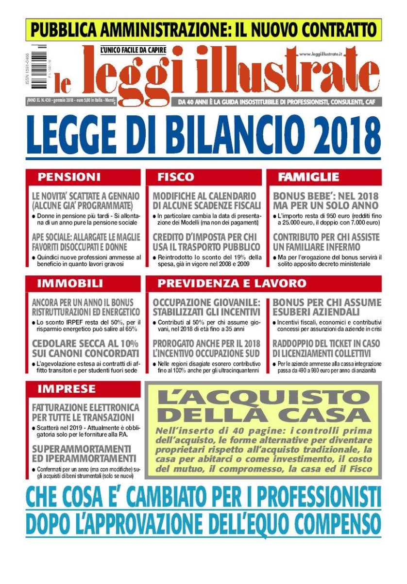 Copertina Leggi Illustrate n.430