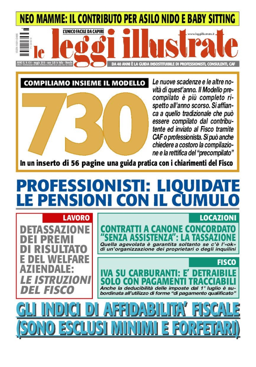 Copertina Leggi Illustrate n.434