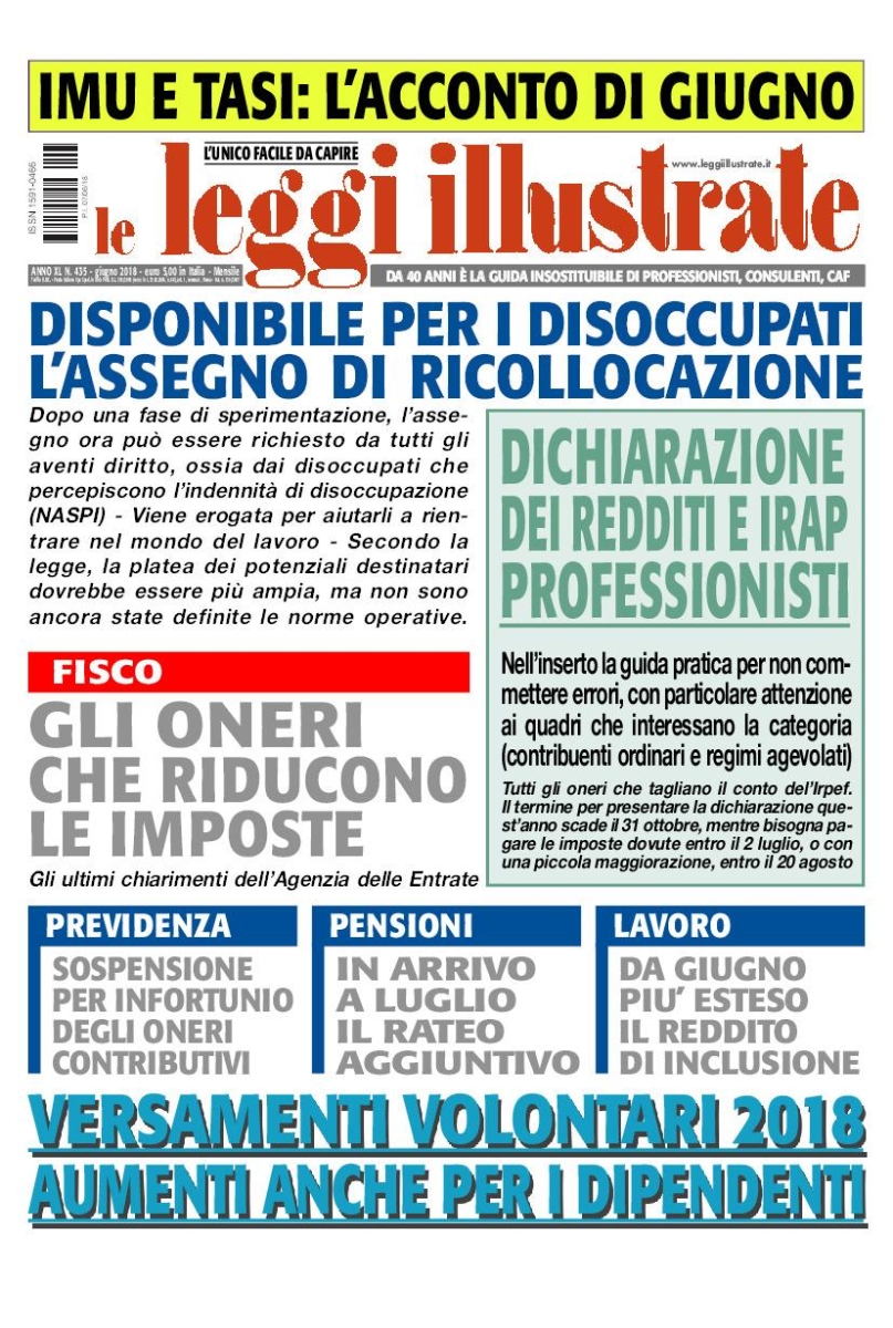 Copertina Leggi Illustrate n.435