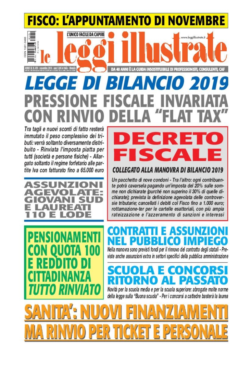 Copertina Leggi Illustrate n.439