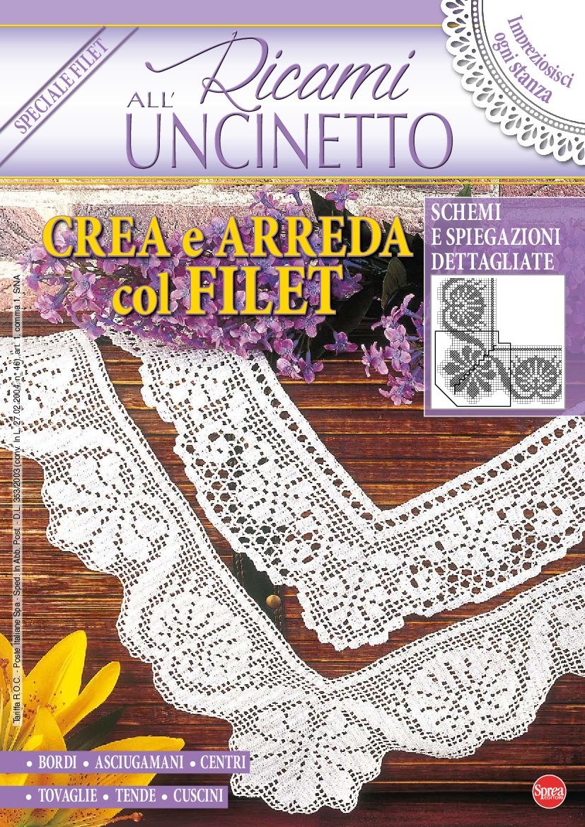 Copertina Ricami all Uncinetto n.15