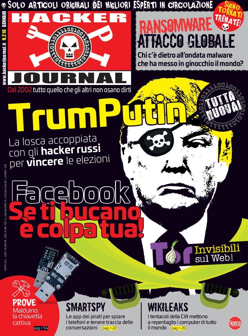 Copertina Hacker Journal n.216