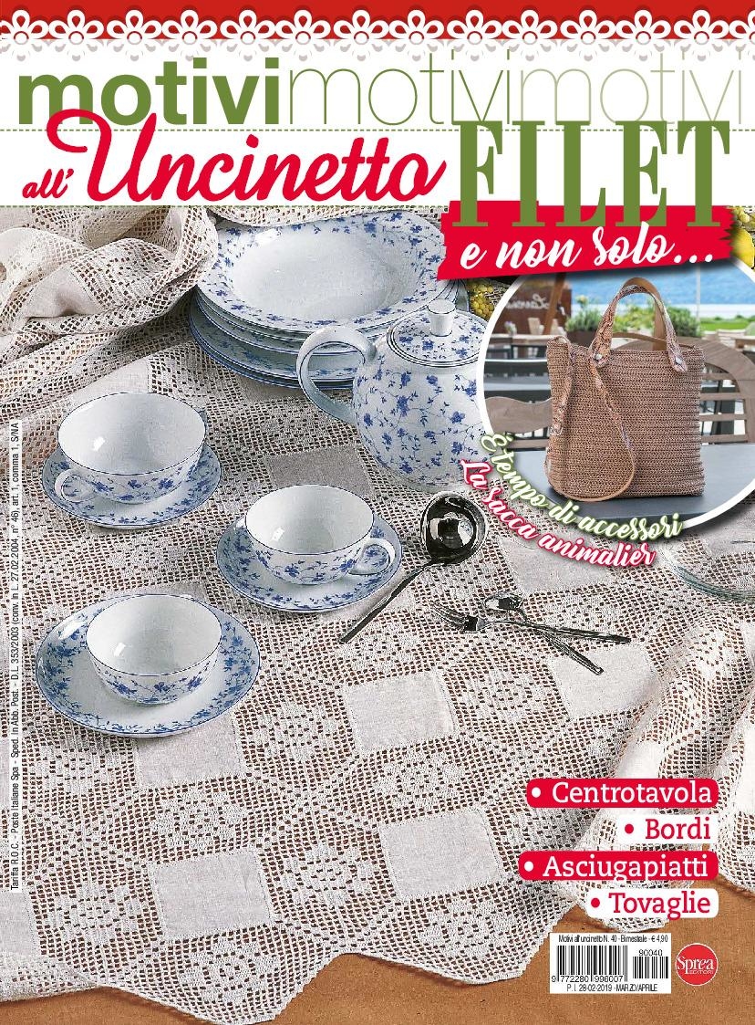 Copertina Motivi all uncinetto n.40