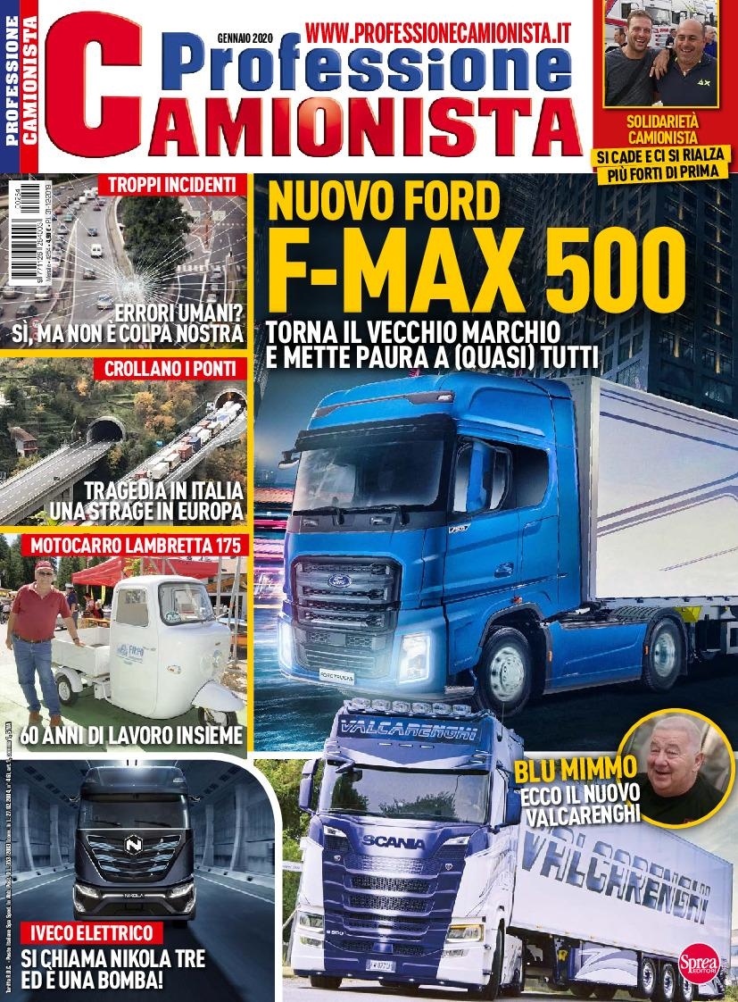 Copertina Professione Camionista n.254