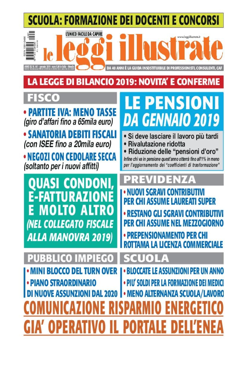 Copertina Leggi Illustrate n.441