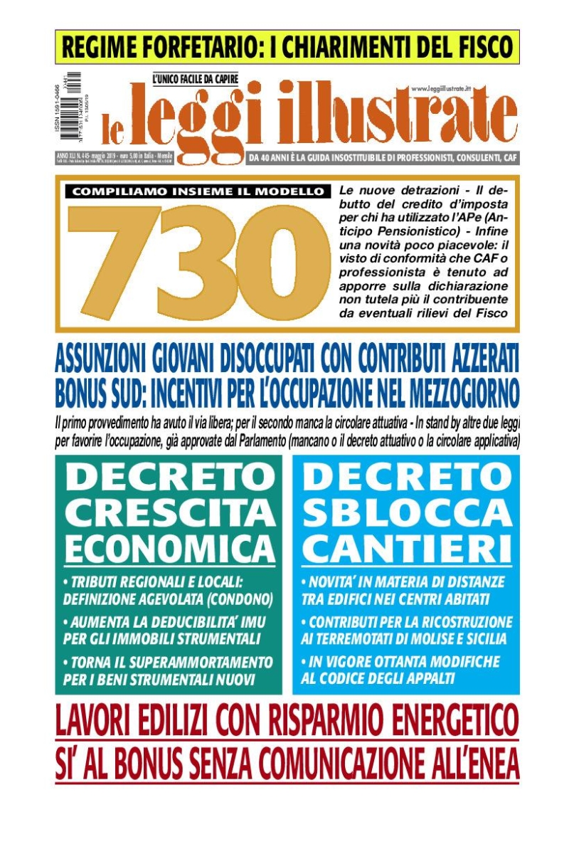 Copertina Leggi Illustrate n.445