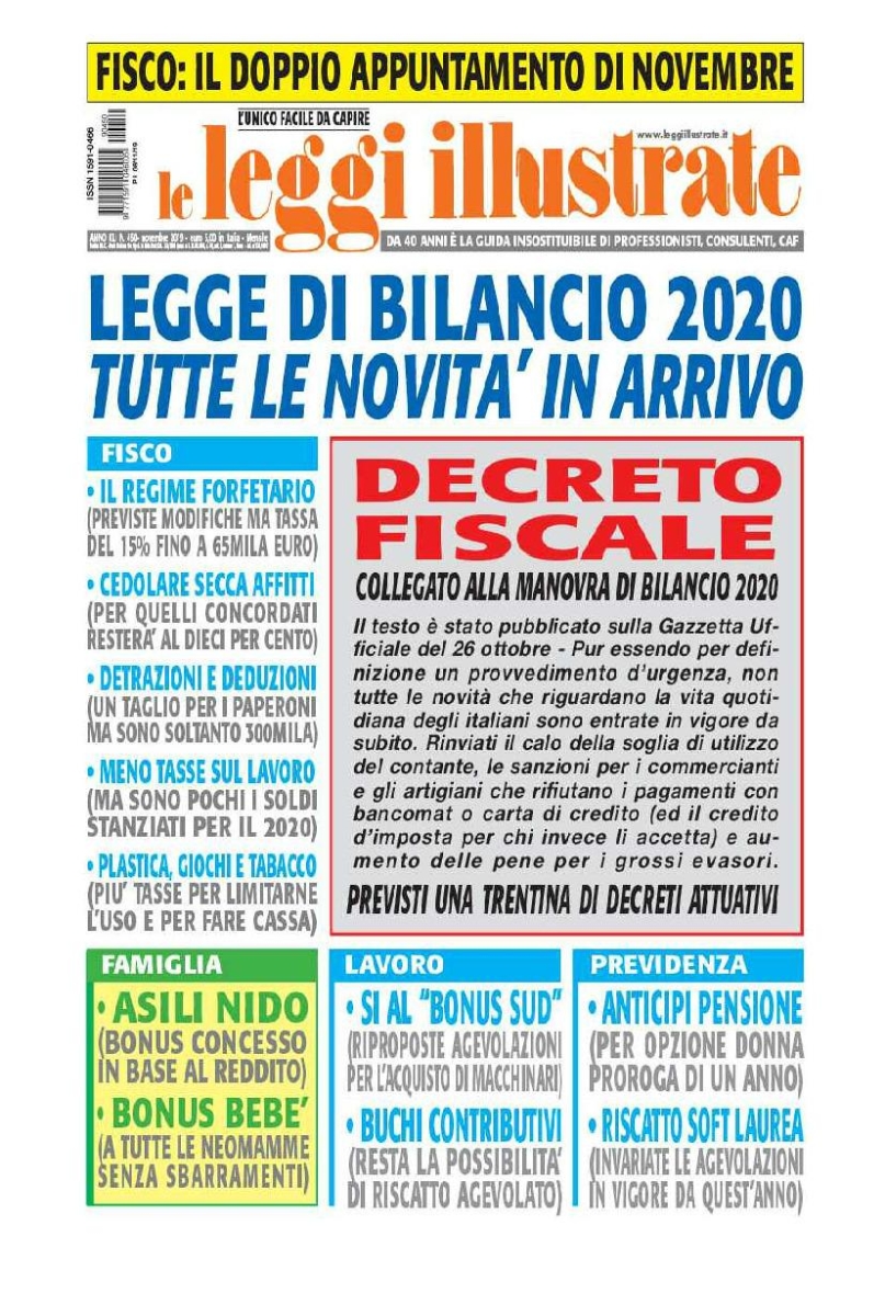 Copertina Leggi Illustrate n.450