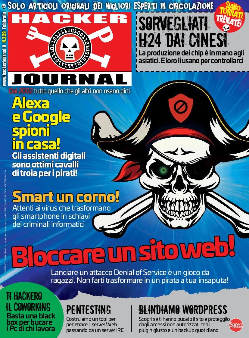 Copertina Hacker Journal n.229