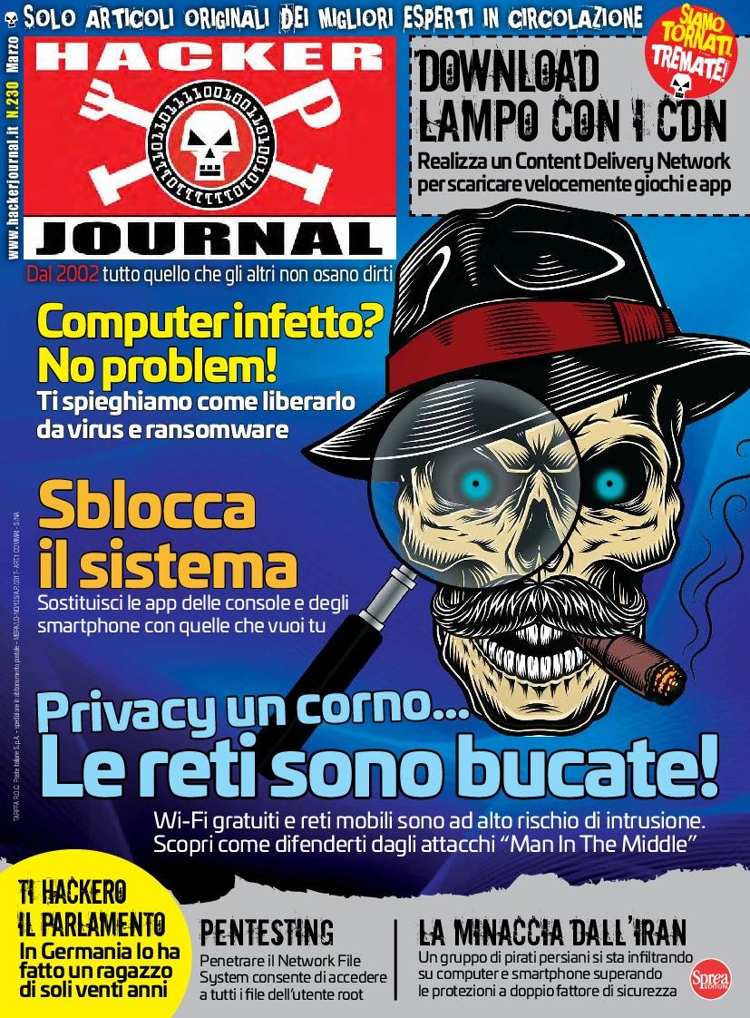 Copertina Hacker Journal n.230
