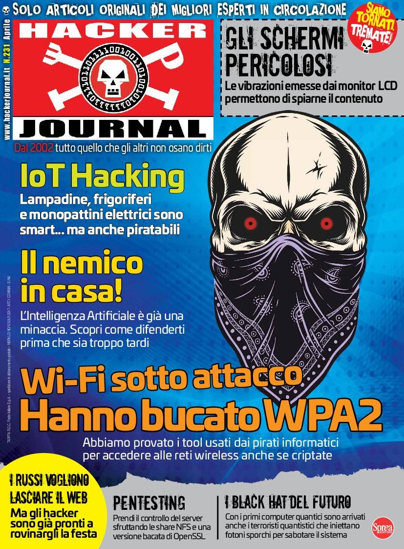 Copertina Hacker Journal n.231