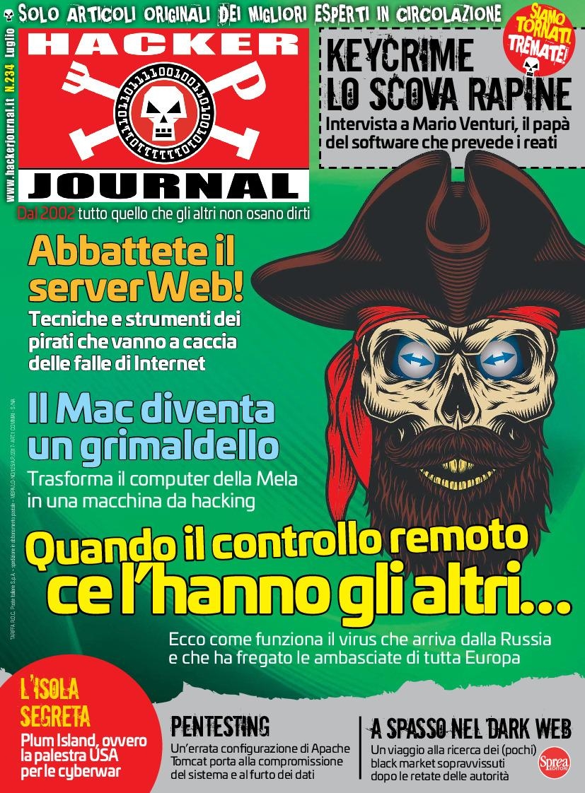 Copertina Hacker Journal n.234