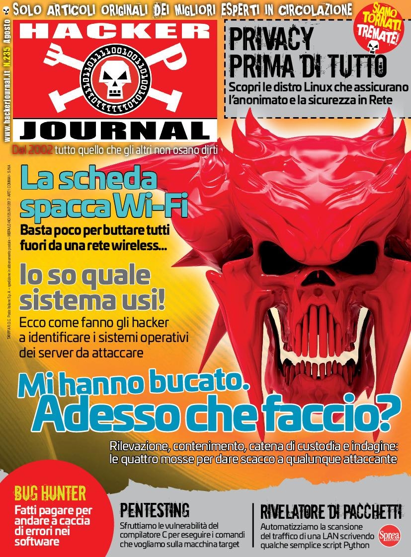 Copertina Hacker Journal n.235