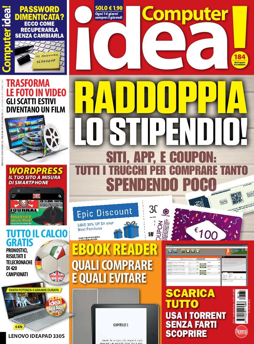 Copertina Il Mio Computer Idea n.184